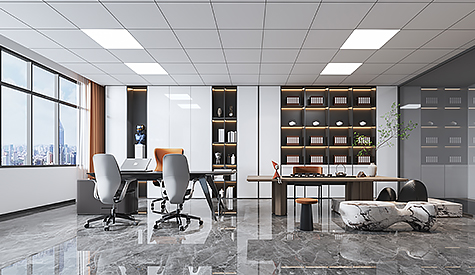 廣州銳燁貿易辦公室裝修設計
